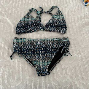 Geometric Patterned Bikini Set